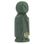 Statuette Iwachu Jizo protecteur en fonte japonaise