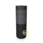 Thermos nomade bouteille isotherme antidérapante Kambukka Etna black steel 500ml
