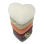 Éponge konjac coeur kongy 100% naturelles tous types de peaux
