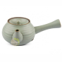 Yokode tradition kyusu théière 680 ml vert pastel fabrication artisanale
