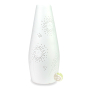 Lampe lumière tamisée ajourée blanche électrique fleurs des champs