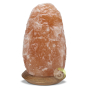 Lampe ions négatifs sel naturel brut d'Himalaya de 29,5 cm