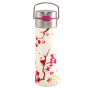 Cherry blossom bouteille isotherme LEEZA by Eigenart double paroi filtre amovible
