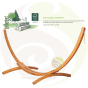 Support en bois d'eucalyptus FSC pour hamac simple Maera La Siesta