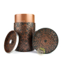 Mandala ebony Boite 150g à thé double fermeture Eigenart collection