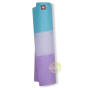 Sport yoga en salle tapis 4 mm protection articulation manduka aqua stripe