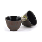 Tasse à thé fonte violines Asayoshi fabrication artisanale