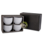 Coffret tasses verres givrées thé infusion café