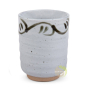 Tasse peinte à la main finition brillante émaillée 