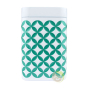 Eigenart boite métallique à thé May lin turquoise embossée