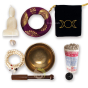Méditer avec le coffret essentiel Luna bol chantant 