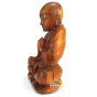 Moine Shaolin en position de salutation zen