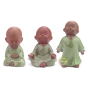 Tea pets moine figurine chinoise terre cuite émaillée 