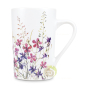Mug estival fleurs de mauve de 300ml en céramique résistant et léger