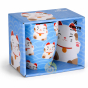 Tasse goldfish dans coffret cadeau design du chat Maneki-neko contenance 340ml