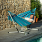 Nautico simple cool grey La siesta support hamac extérieur
