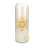 Neuvaine métatron bougie sans parfum blanche