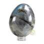Oeuf pierre minérale labradorite vertus de protection 183g