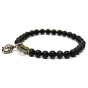 Tête de Bouddha charm argent 925e bracelet bijoux protection