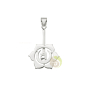 Donut clip argent 2eme chakra clip pi chinois 925