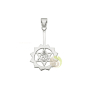 attache pi chinois argent 925 support donut bijou