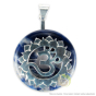 clip support argent donut pi chinois bijoux fantaisies chakra