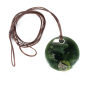 Pendentif disque Jade infini Maori culture