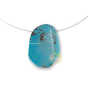 Pendentif turquoise 10g avec insert de pyrite bijou naturelle