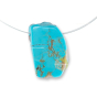 Véritable turquoise en pendentif de 12g pièce unique