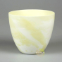 bougie Photophore marbré jaune blanc déco table maison douceur