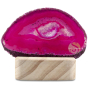 Tranche agate rose acheter moins cher pierres minéraux