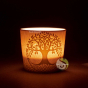 photophore fleur de vie bougie Yggdrasil Lithophanie