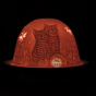 Chat lithophanie photophore bougie porcelaine