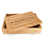 Plateau thé en bambou avec réservoir gong fu cha
