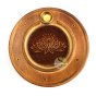 Fleur de lotus support à encens indien japonais bois motif