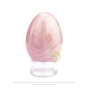 Oeuf quartz rose pierre de l'amour lithothérapie naturelle