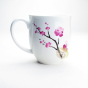 Théière sakura et 4 tasses fleurs de cerisier porcelaine fine 