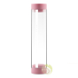 Carafe beauty blossom rose en verre borosilicate sans plomb 