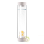 Sana joy cloud white carafe avec pierres minérales et filtre fleur de vie inox