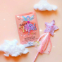 Poudre de bain lotus et de fleur de pêcher "faire un voeu" effet pailleté