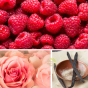 Poudre de bain rose, framboise et vanille "sur un nuage" Dresdner Essenz