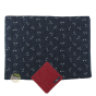 Tissus imprimés japonais set 2 pièces de table 100% coton