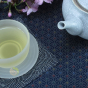Set coton cérémonie du thé 2 pièces confectionné en France protection table