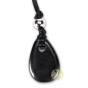 pendentif pierre de vertu shungite avec collier réglable