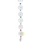 Mobile 7 chakras spinner à vent suspension intérieure extérieure