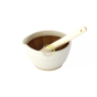 Mortier japonais suribachi blanc bol pour écraser épices & graines