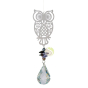 Hibou mobile suspension énergie vitale cristal feng shui