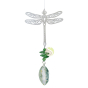 Suspension libellule mobile inox feng shui intérieur extérieur