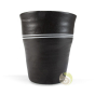 Tasse céramique noire 150ml japonaise pour dégustation du thé , infusion ou tisane