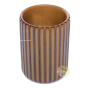 Tasse brun clair 200ml rainurée en céramique 